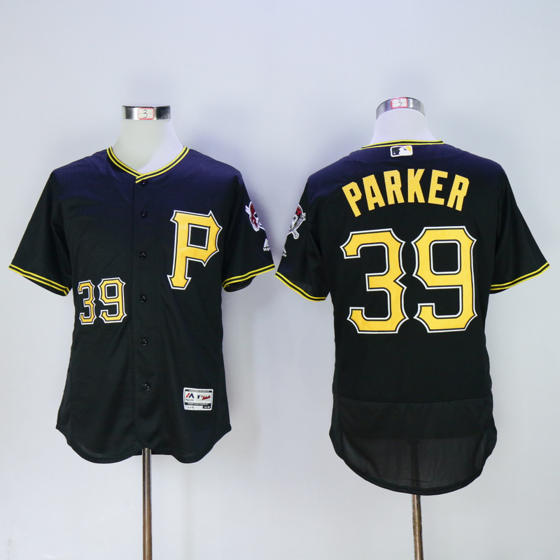 Men Pittsburgh Pirates 39 Parker Black Elite MLB Jerseys1